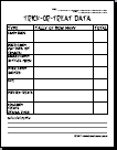 Trick-or-Treat Data Sheet