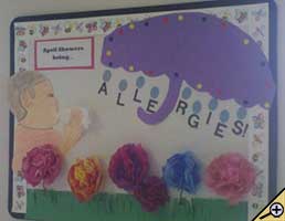 April Allergies Bulletin Board