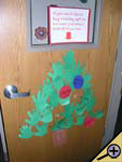 Gift tree bulletin board