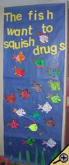 The fish want to squish drugs