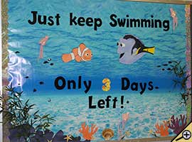 Just Keep Swimming Bulletin Board